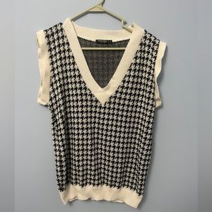 Adorable, oversized sweater vest